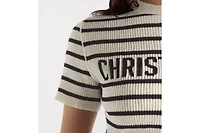 Dioriviera Cropped Short-Sleeved Sweater