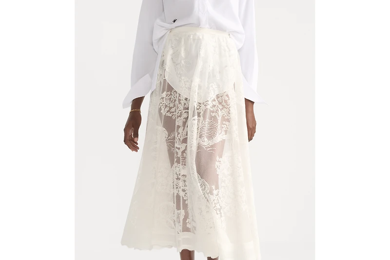 Dioriviera Mid-Length Flared Skirt