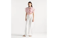 Dioriviera Tied Cropped Blouse