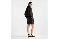 Microcannage Cropped Jacket