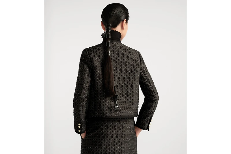 Microcannage Cropped Jacket