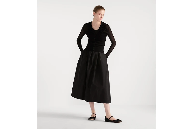 Mid-Length Flared Skirt