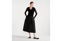 Mid-Length Flared Skirt