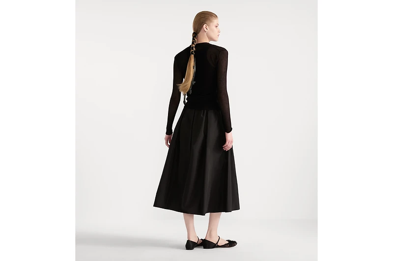 Mid-Length Flared Skirt