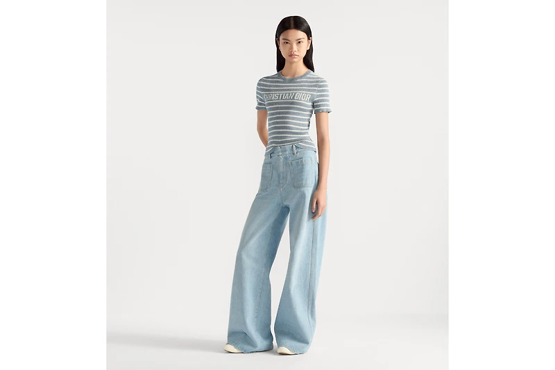 Dioriviera Cropped Short-Sleeved Sweater