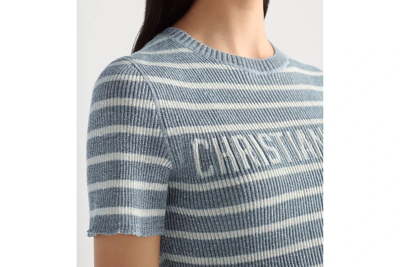 Dioriviera Cropped Short-Sleeved Sweater