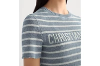 Dioriviera Cropped Short-Sleeved Sweater