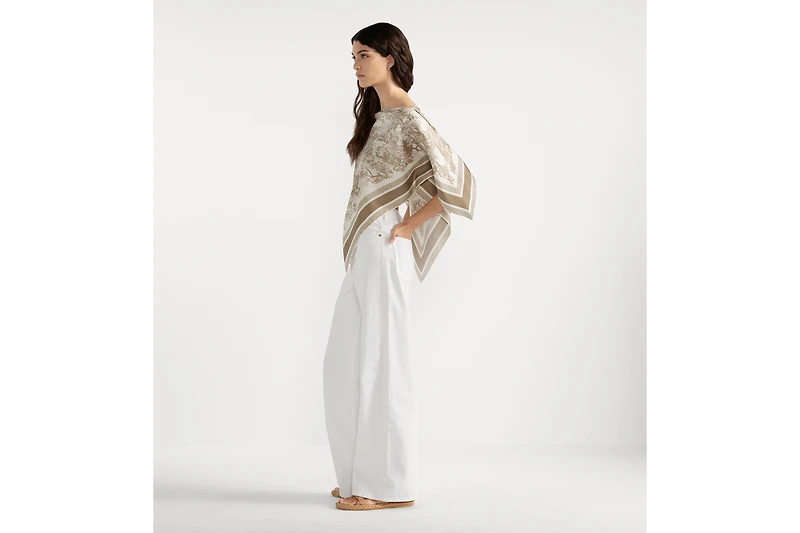 Dioriviera Toile de Jouy Sauvage Dior Silk Top