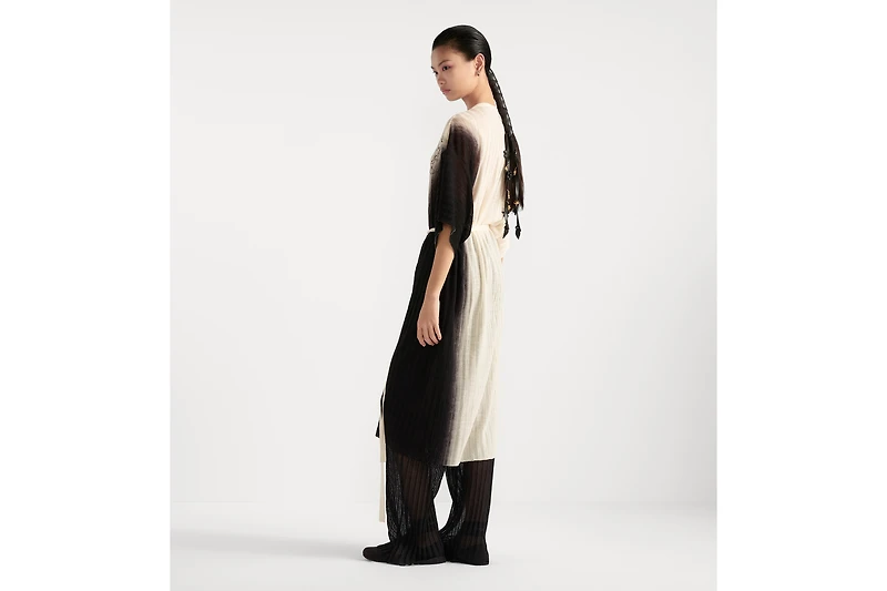 Mid-Length Belted Wrap Dress