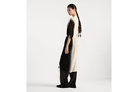 Mid-Length Belted Wrap Dress