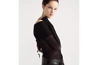 Fitted Draped Sweater