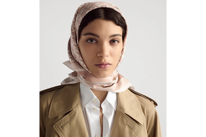 Dior Oblique Diortwin 90 Square Scarf