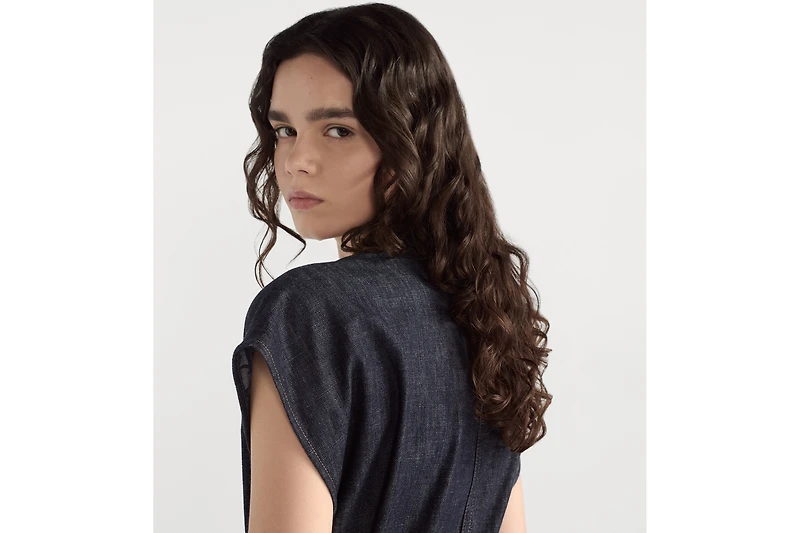 Mid-Length Belted Dress