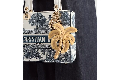 Dioriviera Toile de Jouy Sauvage Palm Tree Bag Charm