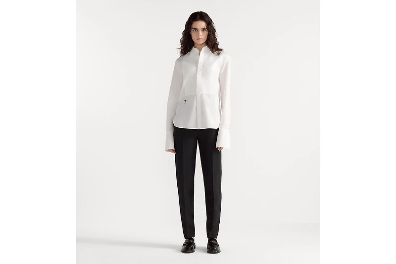 Blouse with Plastron