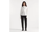 Blouse with Plastron
