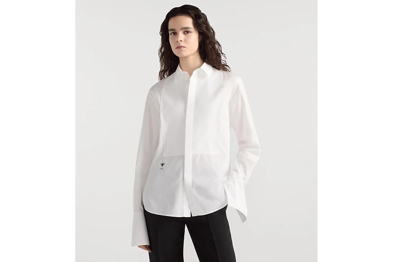 Blouse with Plastron
