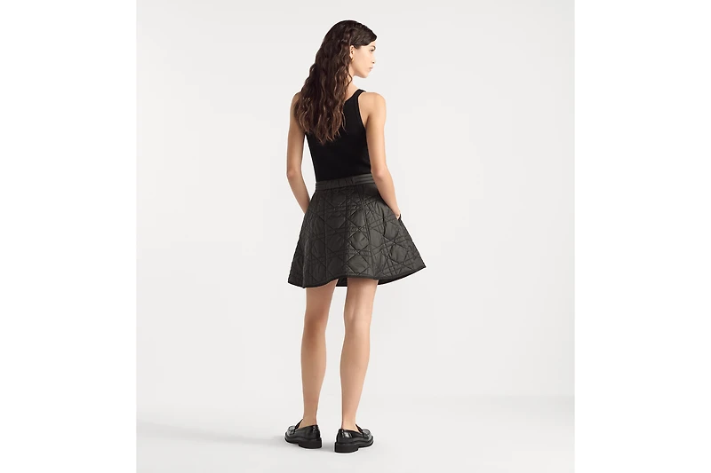 Macrocannage Miniskirt