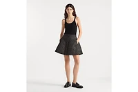 Macrocannage Miniskirt