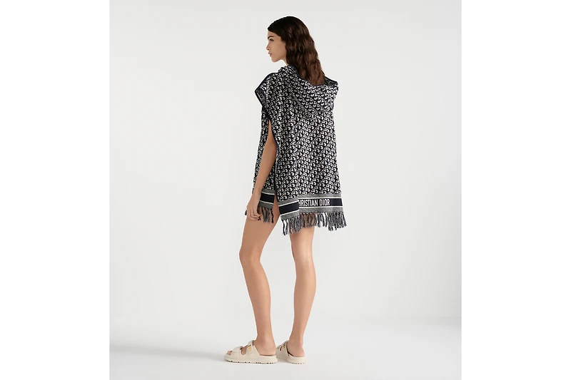 Dior Oblique Hooded Poncho