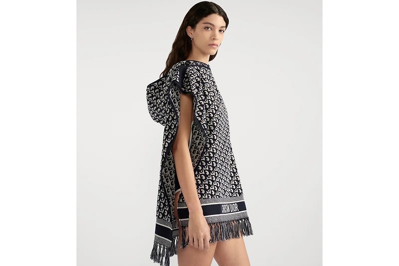 Dior Oblique Hooded Poncho