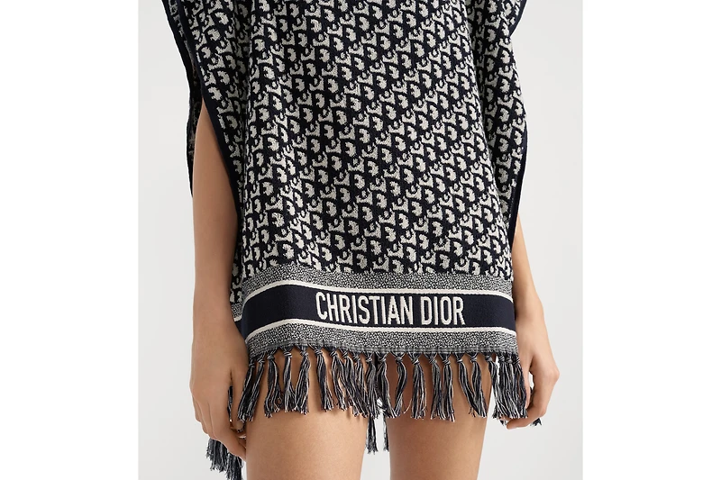 Dior Oblique Hooded Poncho