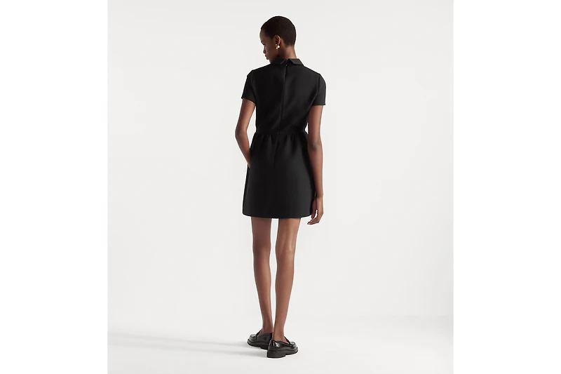 Fitted Dress with CD Buttons