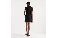 Fitted Dress with CD Buttons