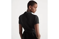 Fitted Dress with CD Buttons