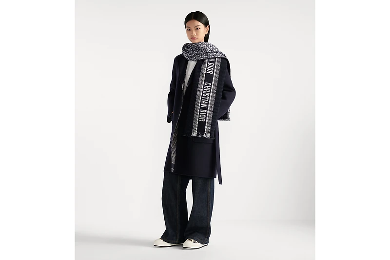 Dior Oblique University Reversible Scarf