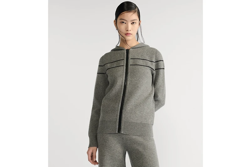 Reversible Hooded Cardigan