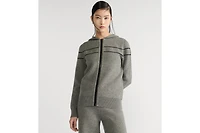 Reversible Hooded Cardigan