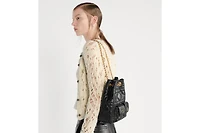 Medium Dior Caro Multicarry Backpack with Chain