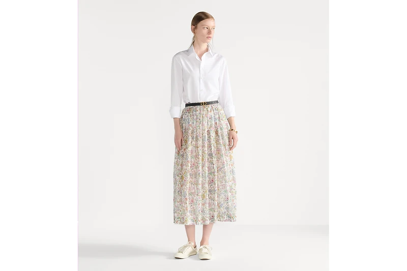 Mid-Length Flared Skirt