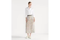 Mid-Length Flared Skirt