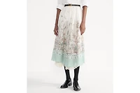 Mid-Length Flared Skirt