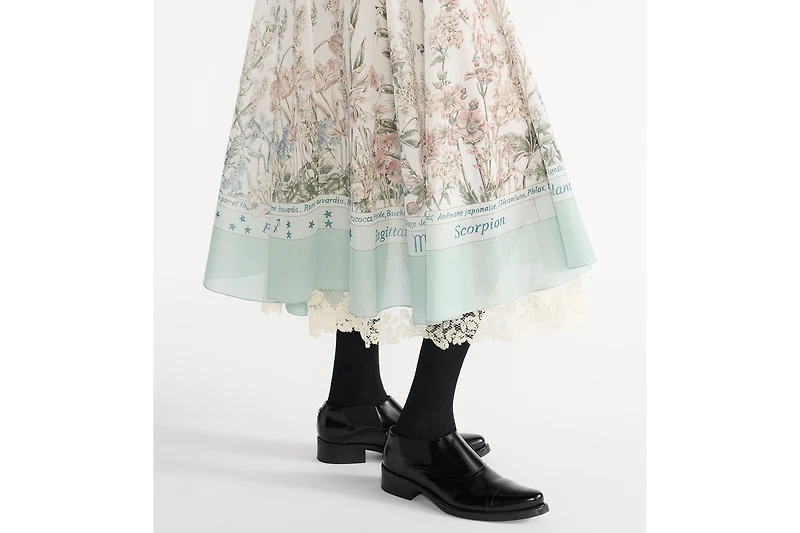 Mid-Length Flared Skirt