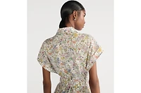 Mid-Length Belted Shirtdress