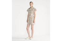 Short Belted Shirtdress