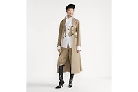 Trench Coat with Integrated Corset