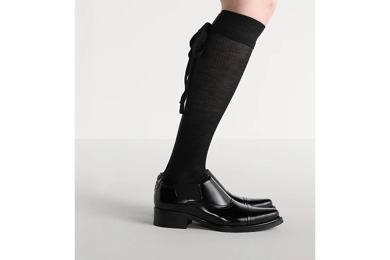 Dior High Socks with Bows