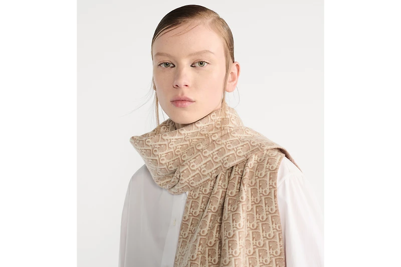 Dior Oblique Natte Scarf