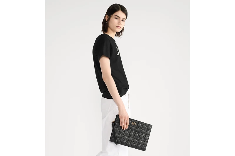 Large Dior Caro Daily Pouch