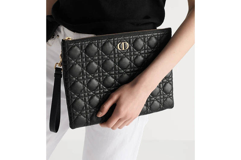 Large Dior Caro Daily Pouch