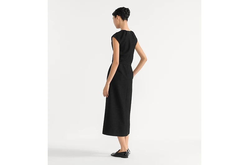 Mid-Length Belted Dress