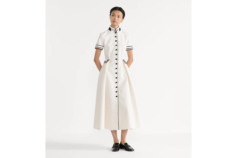 Mid-Length Belted Shirtdress