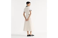 Mid-Length Belted Shirtdress