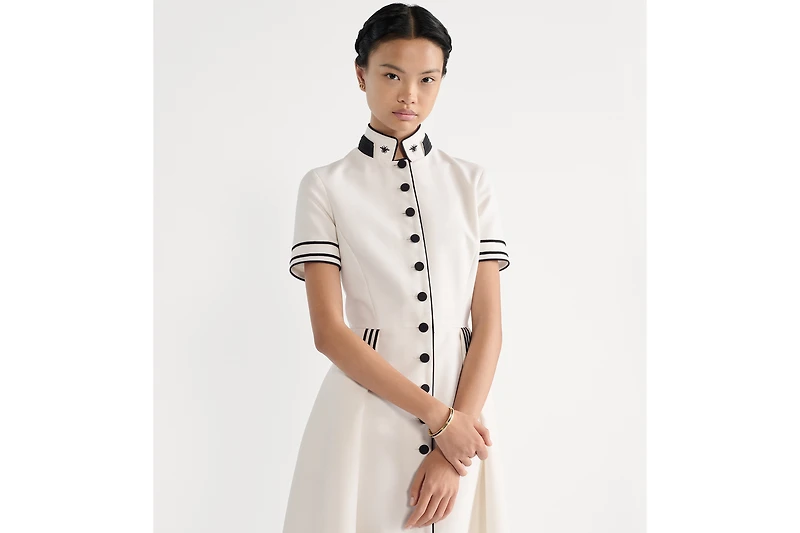 Mid-Length Belted Shirtdress