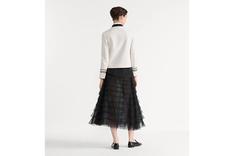 Mid-Length Ruffled Skirt