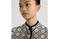 Macrocannage Cropped Jacket